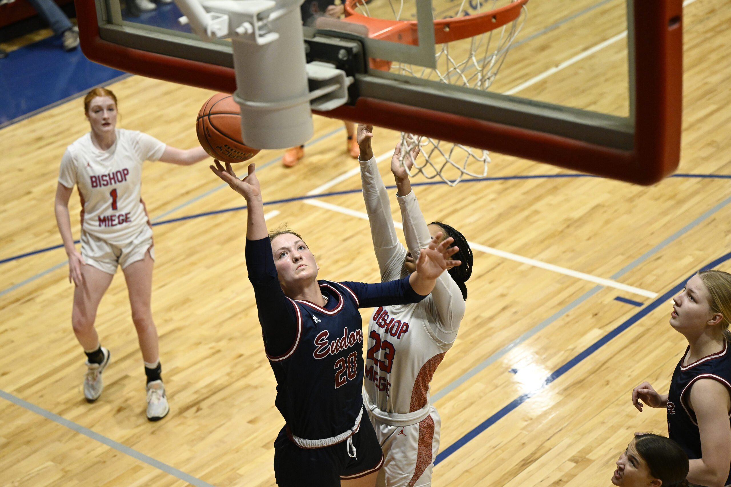 Bishop Miege knocks Eudora girls out of substate basketball tournament